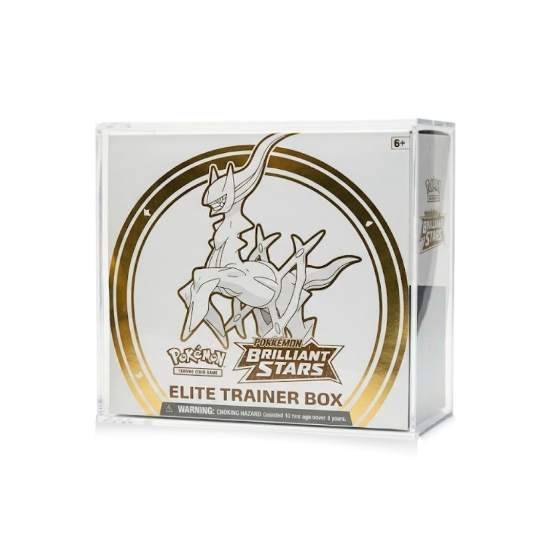 1x EVORETRO Acrylic Case for Pokemon ETB with Magnetic Lid