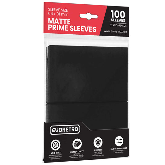 EVORETRO Matte Card Sleeve Standard - Black