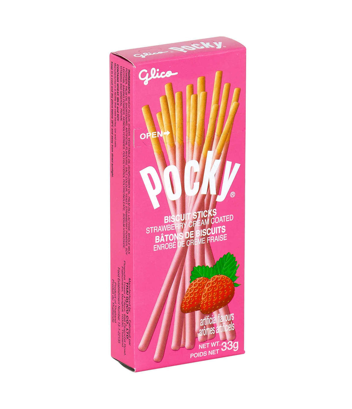Glico - Pocky Biscuit Sticks Strawberry 33g