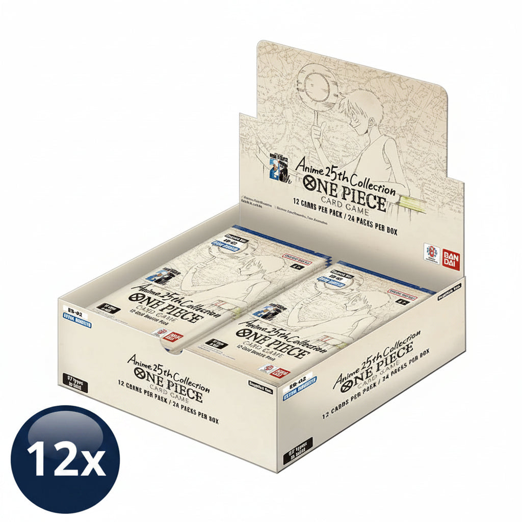 One Piece EB-02 Anime 25th Collection Booster Box CASE (12ct)