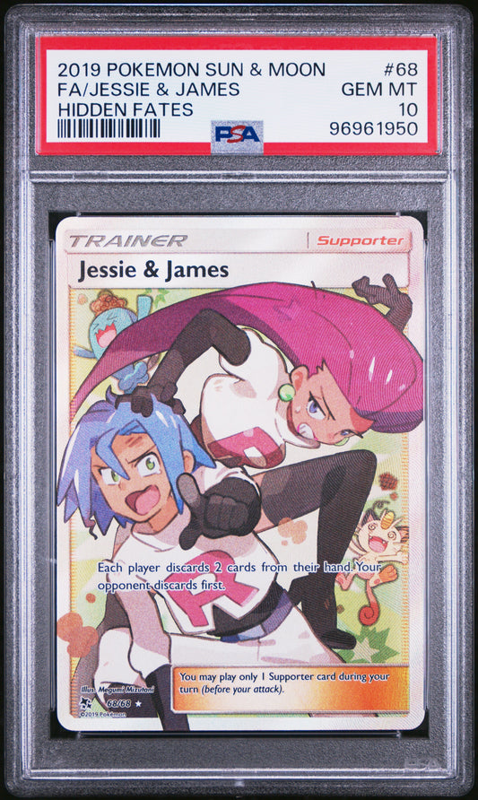 Jessie James 68/68 PSA 10 - Hidden Fates