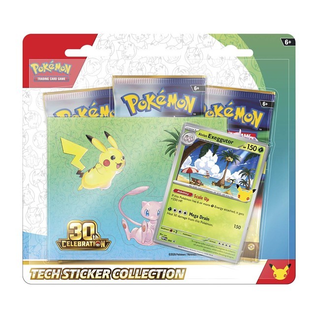 Pokemon TCG: 30th Celebration Tech Sticker Collection (Alolan Exeggutor) (PRE-ORDER)