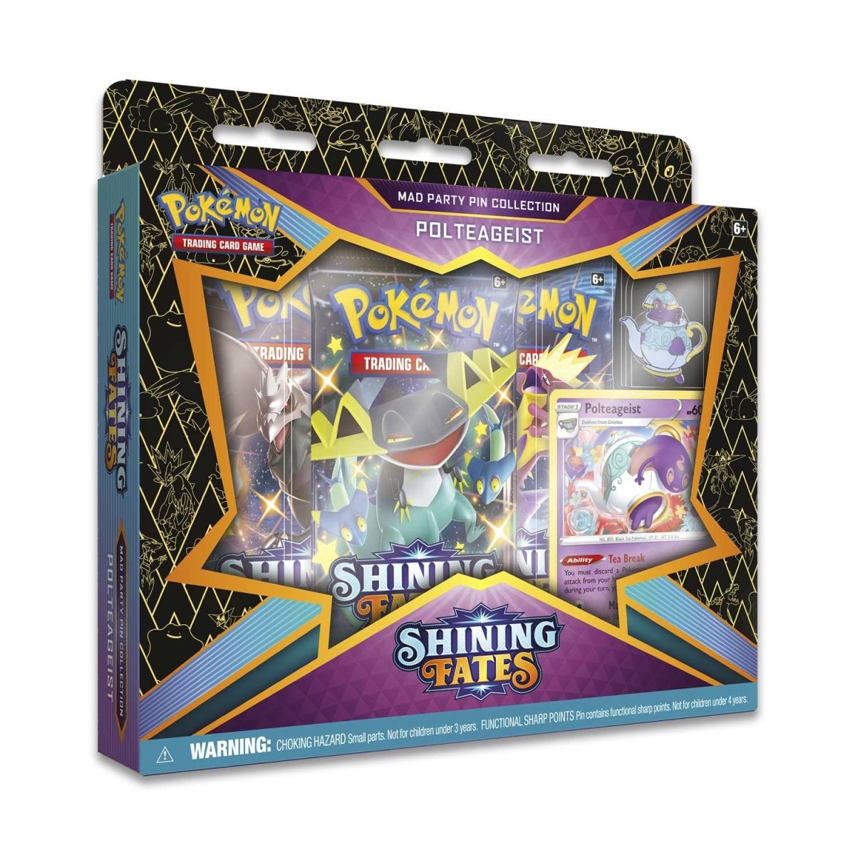 Pokemon Shining Fates Mad Party Pin Collection - Premier Trading Cards