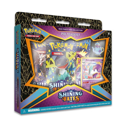 Pokemon Shining Fates Mad Party Pin Collection - Premier Trading Cards