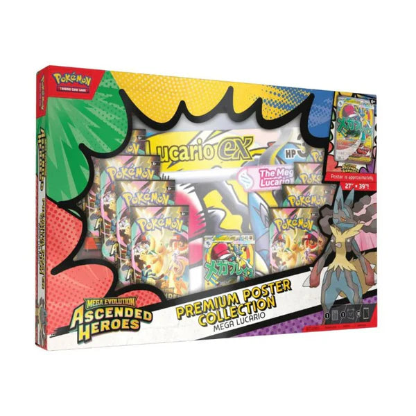 pokemon trading card game poster Pokémon TCG: ME2.5 Ascended Heroes Premium Poster Collection (WAVE 2 P – PTC Collectibles