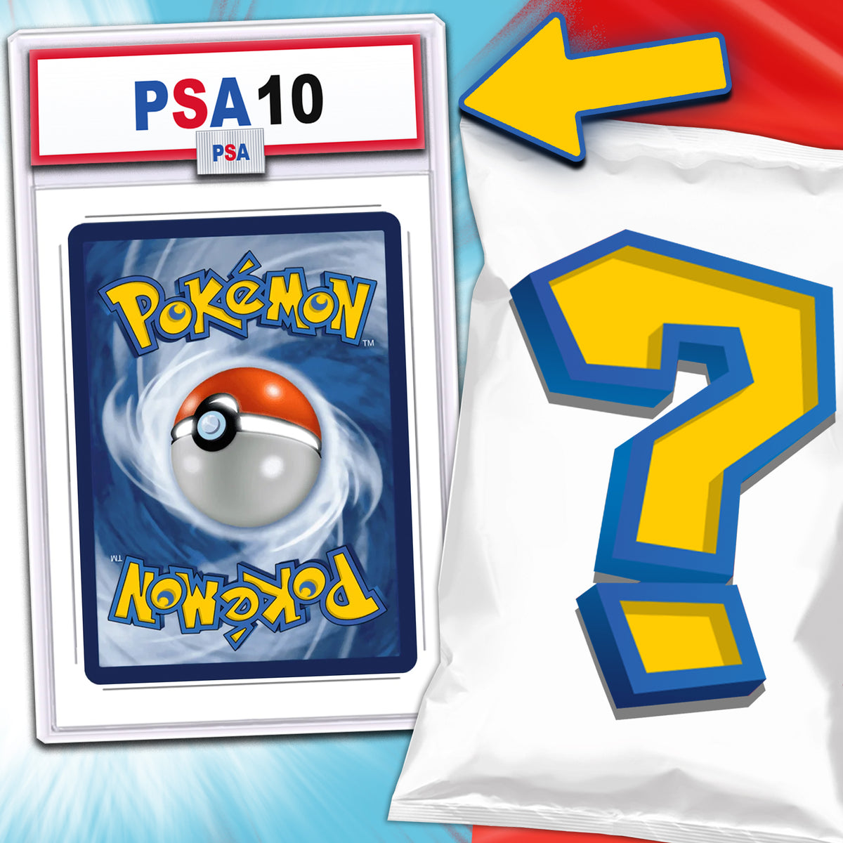 Pokémon PSA 10 MYSTERY SLAB