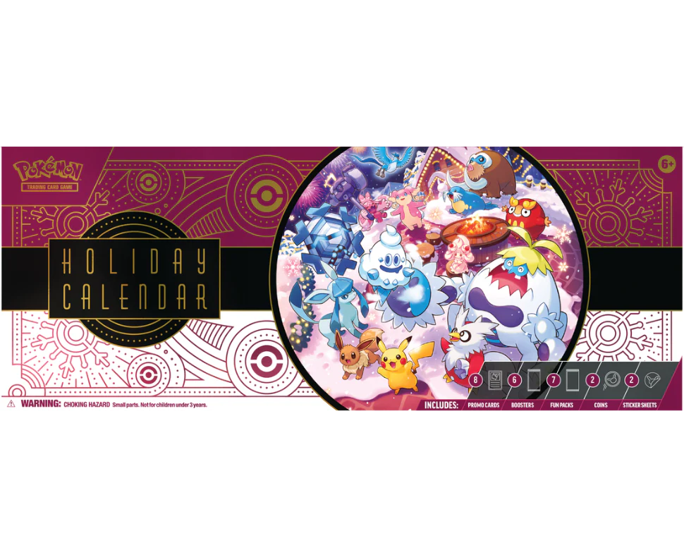 2025 Pokmon Cards Holiday Calendar - Collect and Celebrate PTC Collectibles 2025 Pokmon Cards Holiday Calendar - Collect and Celebrate PTC Collectibles