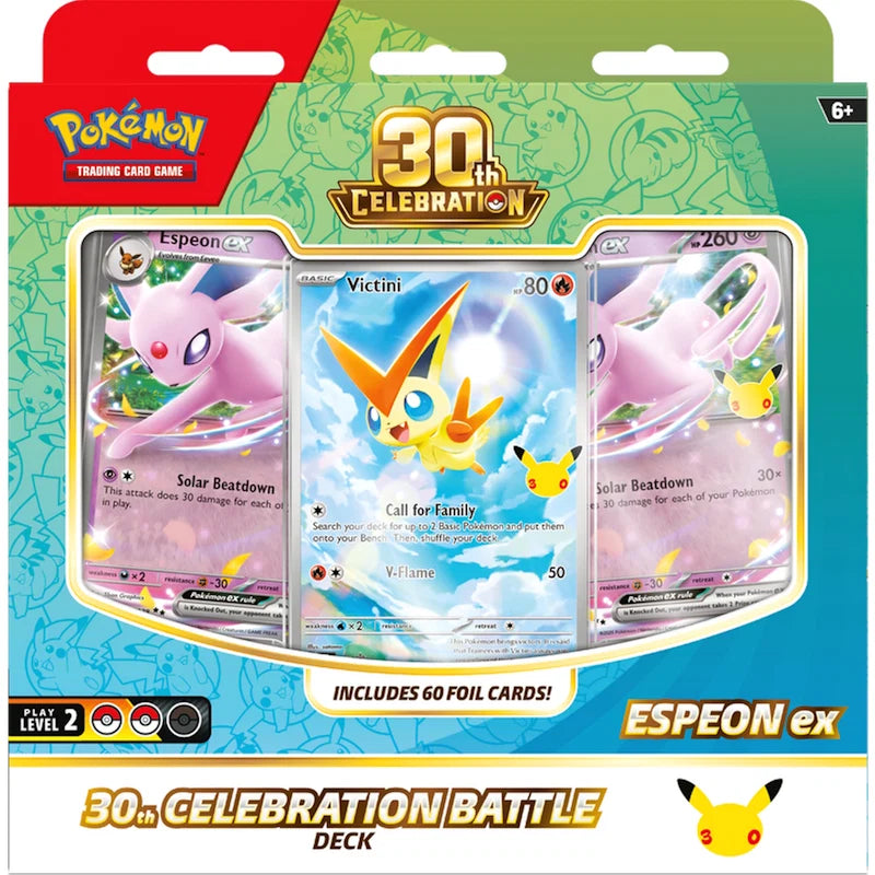Pokemon TCG: 30th Celebration Battle Deck - Espeon (PRE-ORDER)