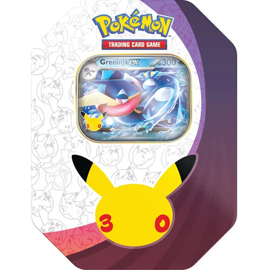 Pokemon TCG: 30th Celebration Greninja ex Tin (PRE-ORDER)