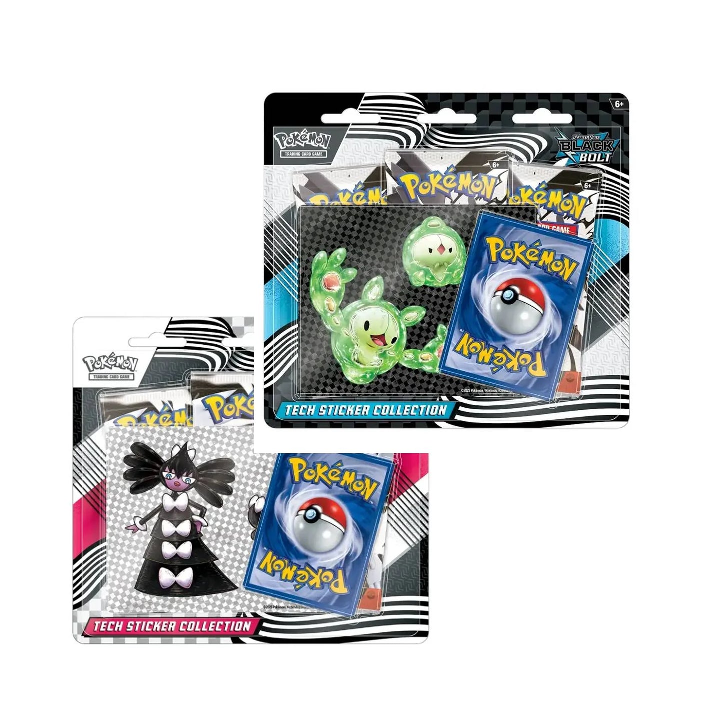 Pokémon TCG: Scarlet & Violet-Black Bolt & White Flare Tech Sticker Collection