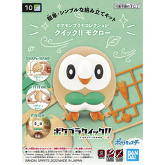 Pokemon Rowlet 10 Quick Model Kit
