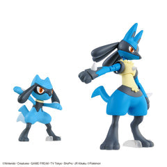 Pokemon Plamo Collection #044 Riolu & Lucario