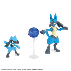Pokemon Plamo Collection #044 Riolu & Lucario