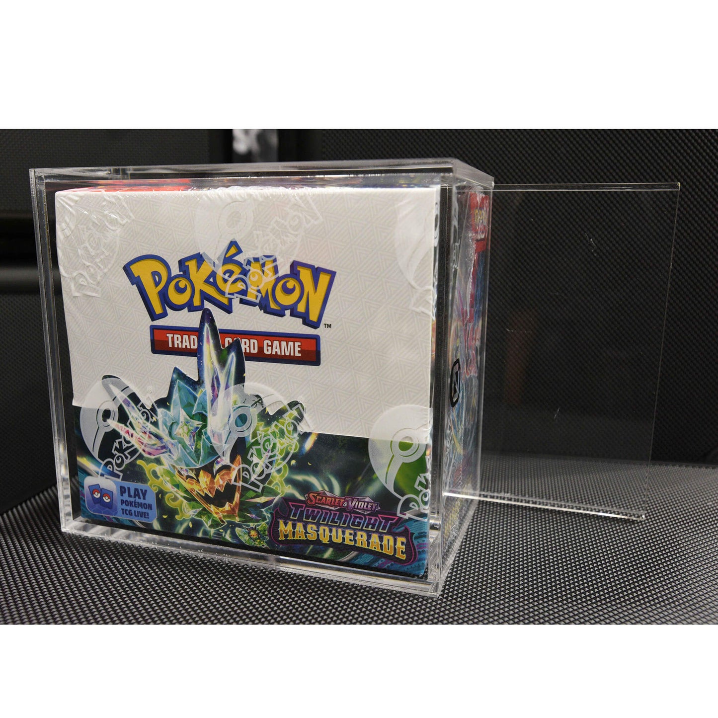 Pokemon Booster Box w/ Sliding Lid Anti-UV - EVORETRO Acrylic Protector 4.0MM