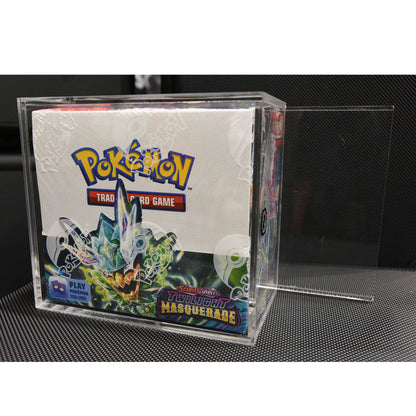 Pokemon Booster Box w/ Sliding Lid Anti-UV - EVORETRO Acrylic Protector 4.0MM