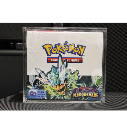 Pokemon Booster Box w/ Sliding Lid Anti-UV - EVORETRO Acrylic Protector 4.0MM