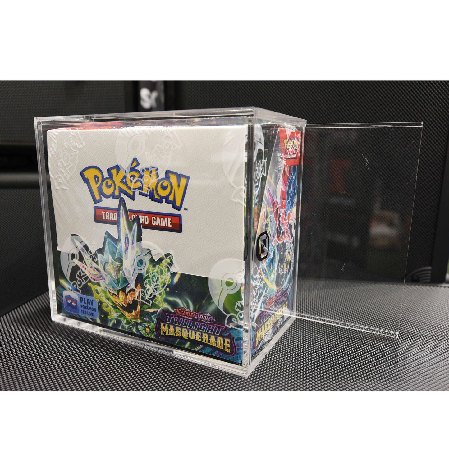 Pokemon Booster Box w/ Sliding Lid Anti-UV - EVORETRO Acrylic Protector 4.0MM