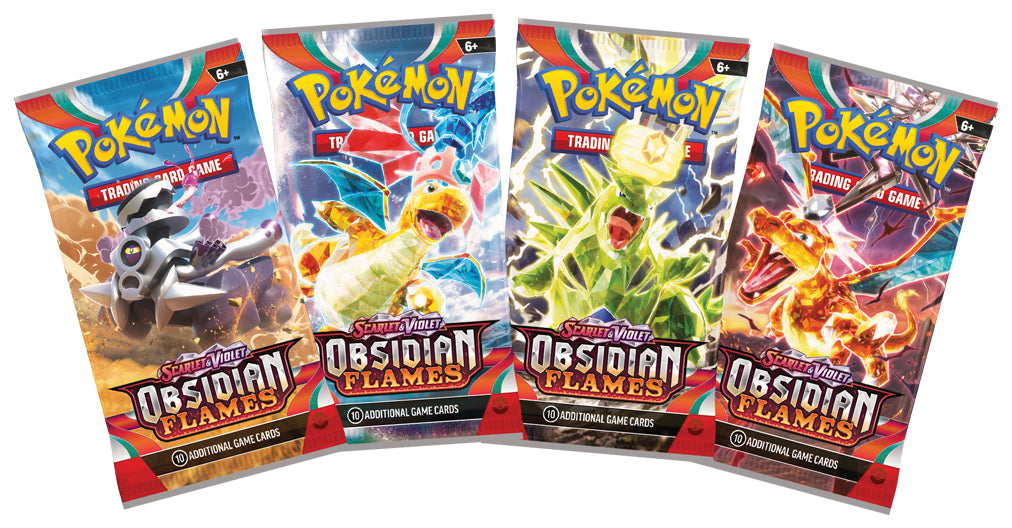 Scarlet and Violet Obsidian Flames - Pokémon Booster Pack + Promo - Premier Trading Cards