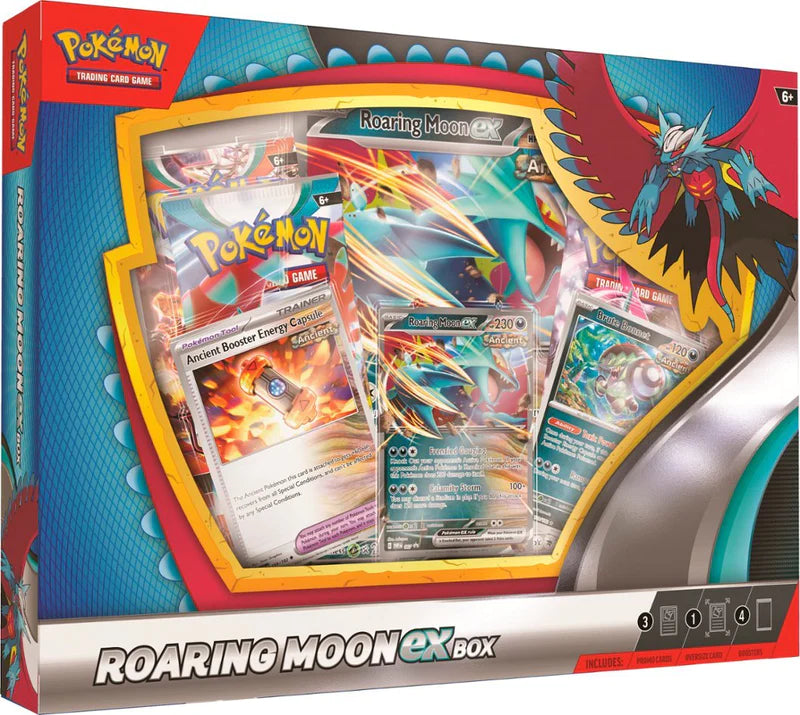 Pokemon Roaring Moon/Iron Valiant EX Box – PTC Collectibles