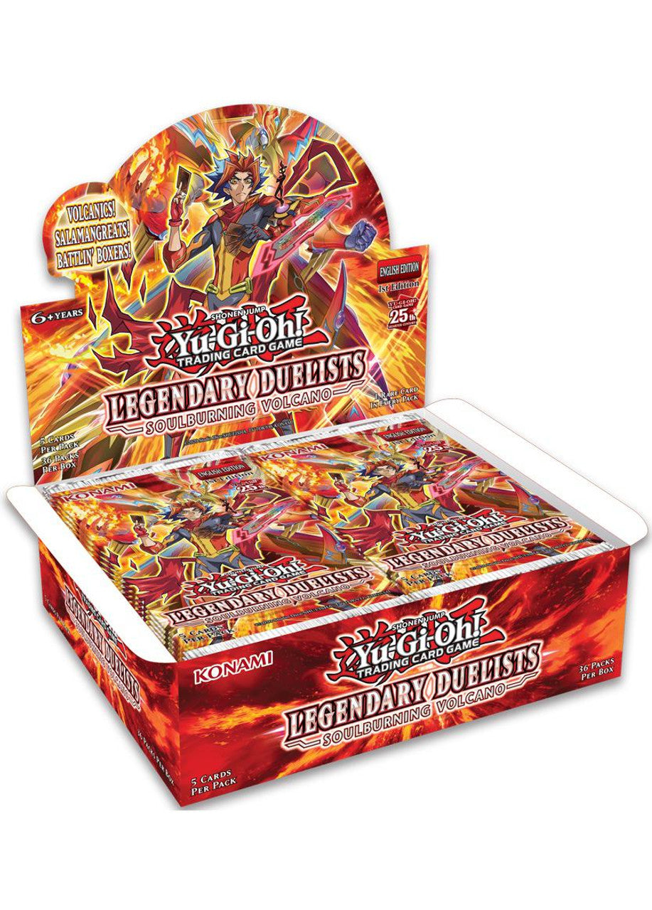 YUGIOH Legendary Duelists: Soulburning Volcano Booster Box PTC Collectibles YUGIOH Legendary Duelists: Soulburning Volcano Booster Box PTC Collectibles