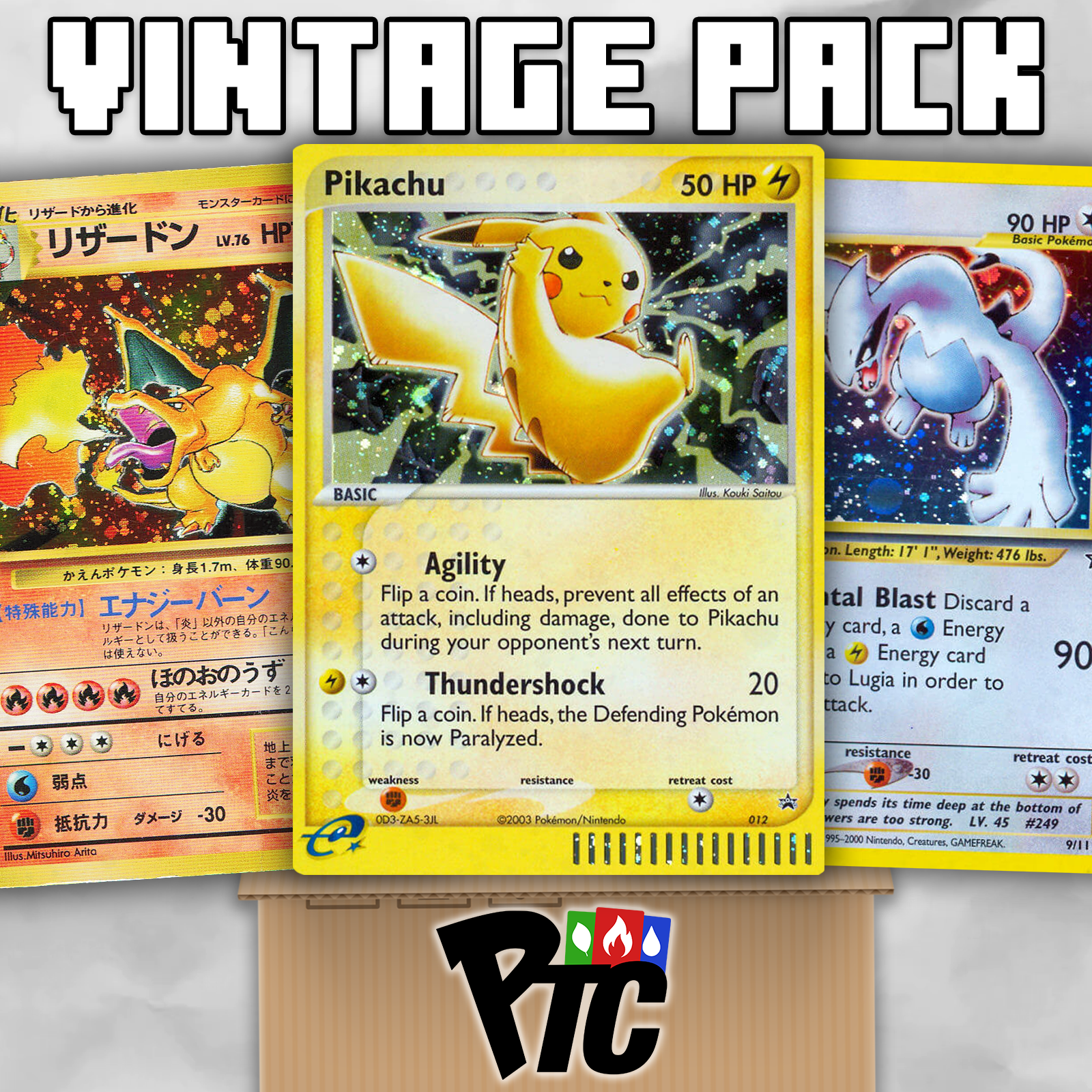Pokemon VINTAGE Mystery Pack - Assorted Lot (1995-2025 Pokémon TCG) - Premier Trading Cards