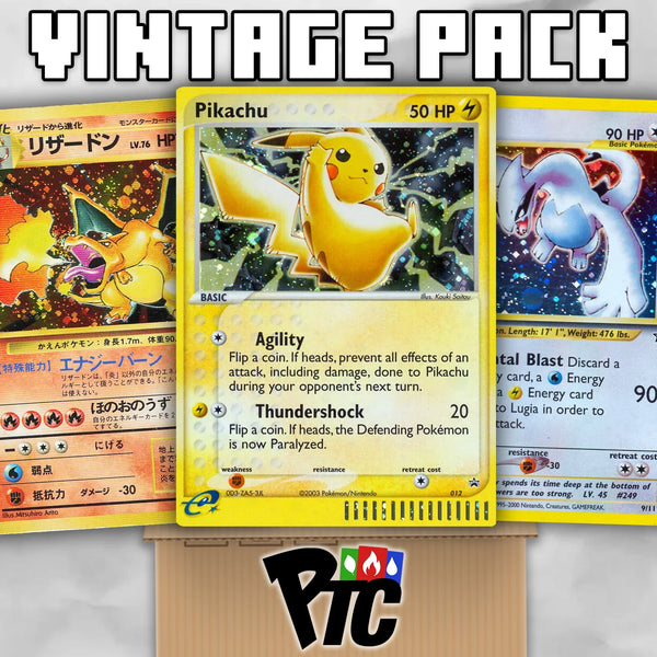 buy original unopened pokemon cards Epic Mystery Pack - Vintage Edition Original Pokemon Gem Pack Vol