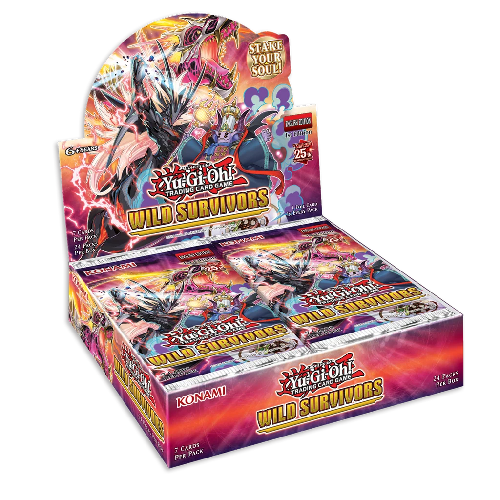 YuGiOh Organized Play (OP) Pack (200ct) Box: Wild Survivors