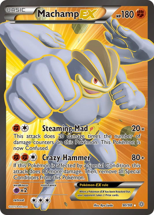 Pokémon - Machamp EX Full Art (90/98)