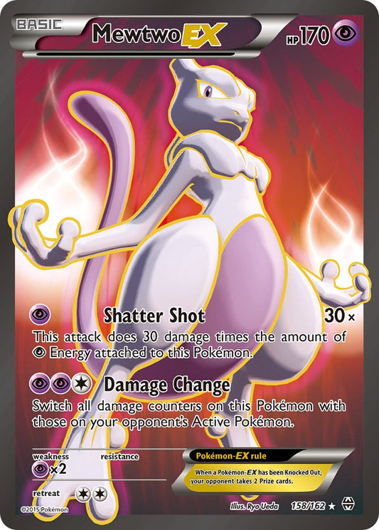 Mewtwo EX - 158/162 - Full Art Ultra Rare