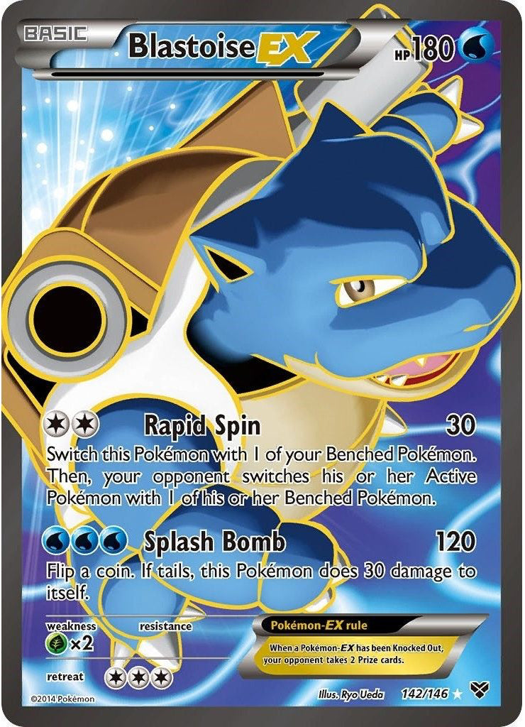 Blastoise EX (142 Full Art) (142/146) (XY) - PTC Collectibles