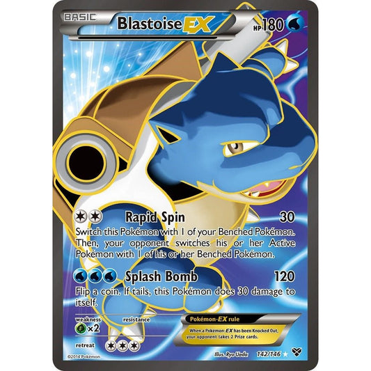 Blastoise EX (142 Full Art) (142/146) (XY) - PTC Collectibles