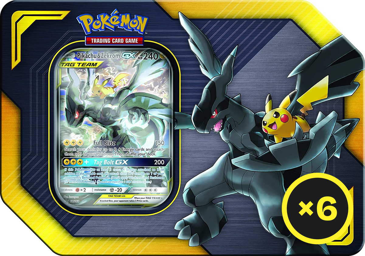 Pokémon TCG - Sun & Moon - Tag Team Tin (Pikachu & Zekrom GX)