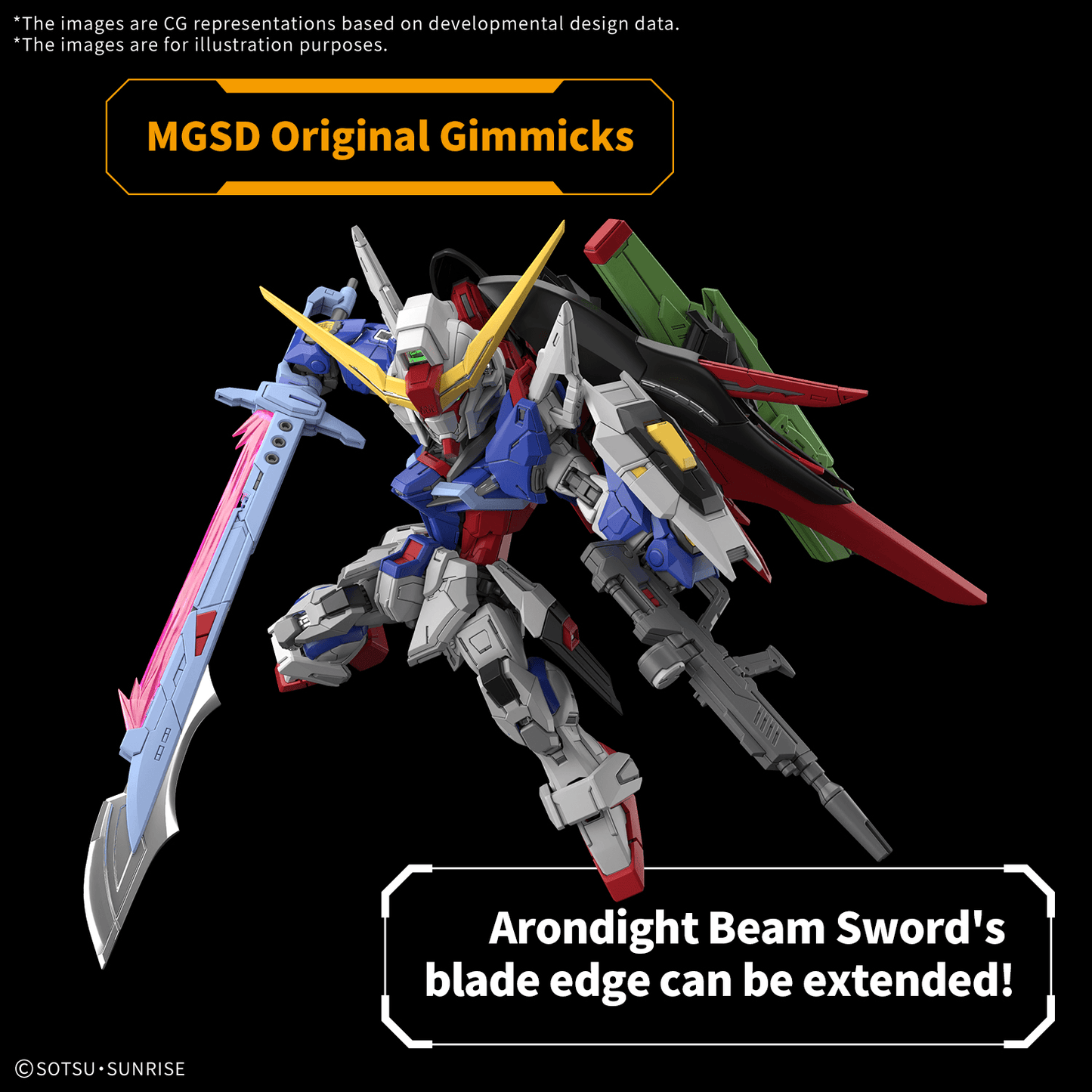 MGSD Destiny Gundam Plastic Model Kit