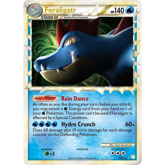 Feraligatr (Prime) (108/123) (HS) - PTC Collectibles