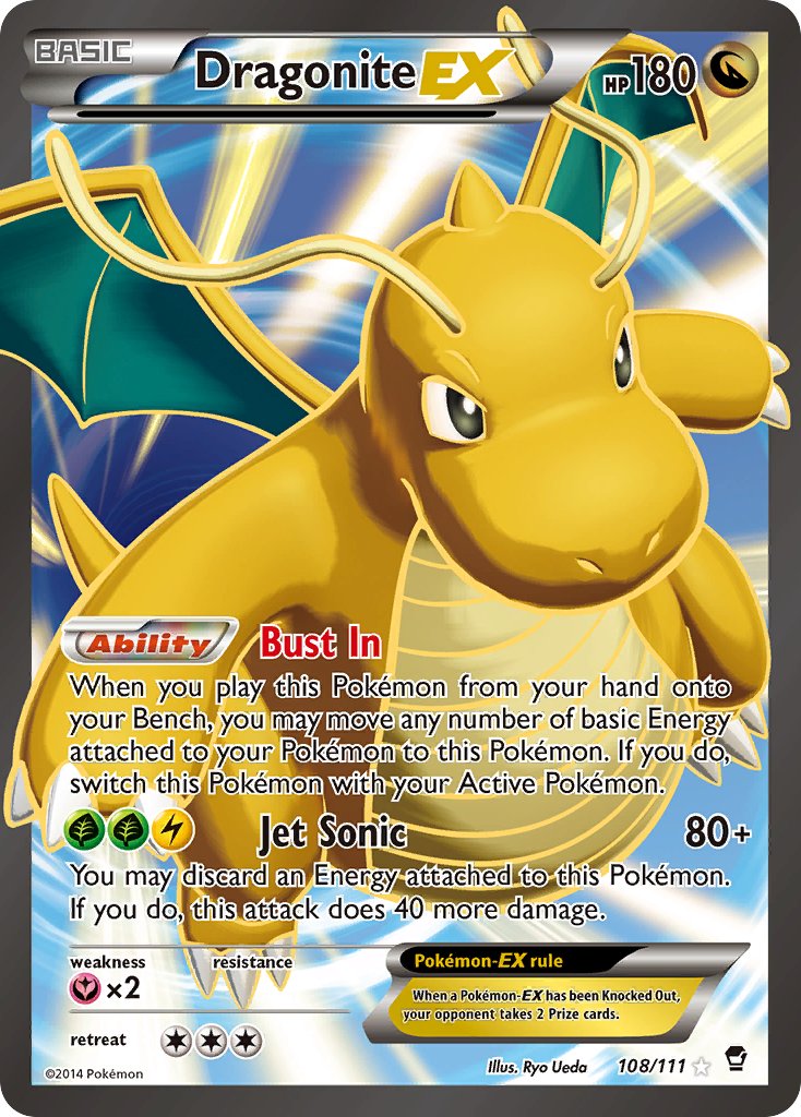 Dragonite EX (108/111) - Ultra Rare Holofoil