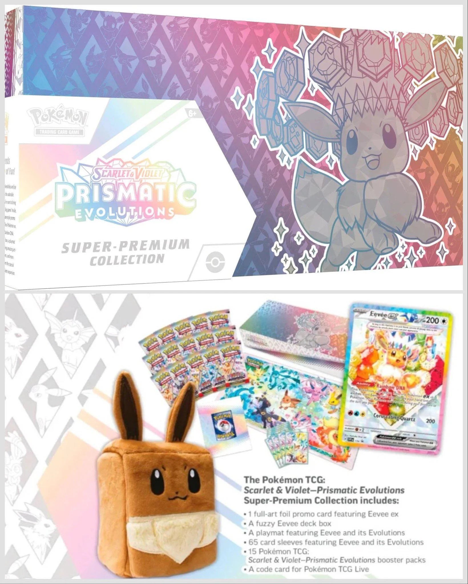 Pokmon TCG: Scarlet & VioletPrismatic Evolutions Super-Premium Colle PTC Collectibles Pokmon TCG: Scarlet & VioletPrismatic Evolutions Super-Premium Colle PTC Collectibles