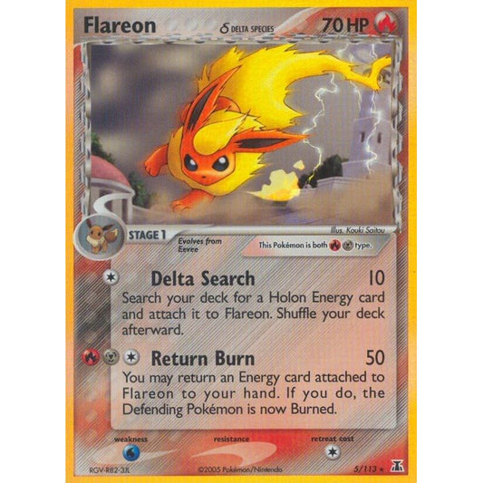 Flareon (Delta Species) (5/113) (DS) - PTC Collectibles