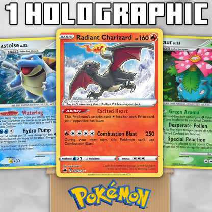 Pokemon HOLOGRAPHIC PACK - Assorted Lot PTC Collectibles Pokemon HOLOGRAPHIC PACK - Assorted Lot PTC Collectibles