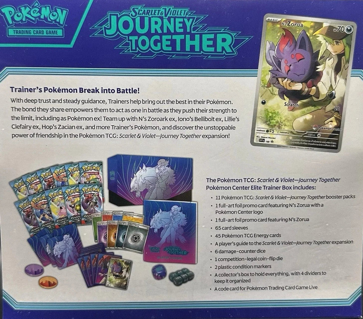 Journey Together Pokemon Center Elite Trainer Box - PTC Collectibles