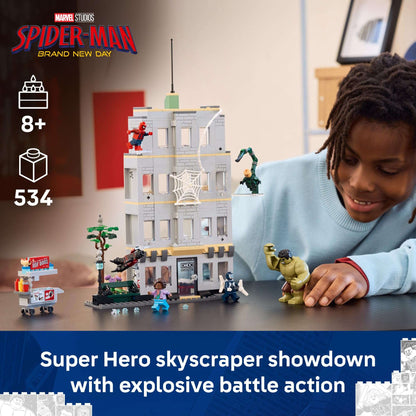 LEGO Marvel Spider-Man vs Hulk Epic Clash - Super Hero Building Toy for Boys & Girls, Ages 8+ - Includes 5 Minifigures & Hulk Figure - Spiderman Toy for Fans - Gift for Birthdays - 76350 🍁 All In One Marketplace Canada - PTC Collectibles