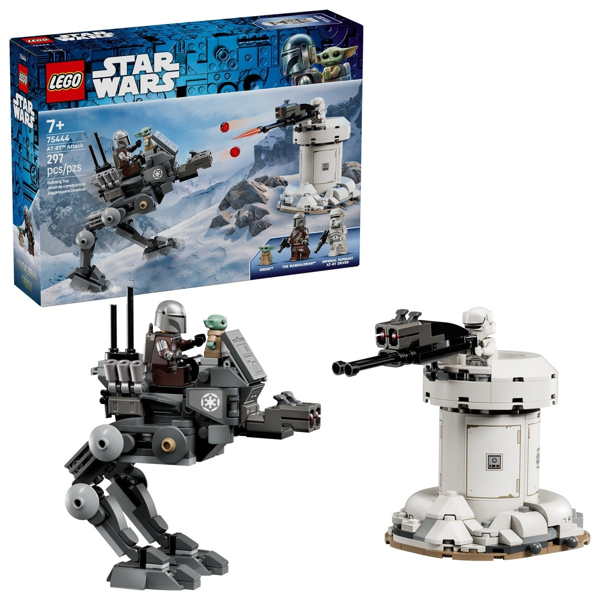 LEGO Star Wars Mandalorian & Grogu AT-RT Attack