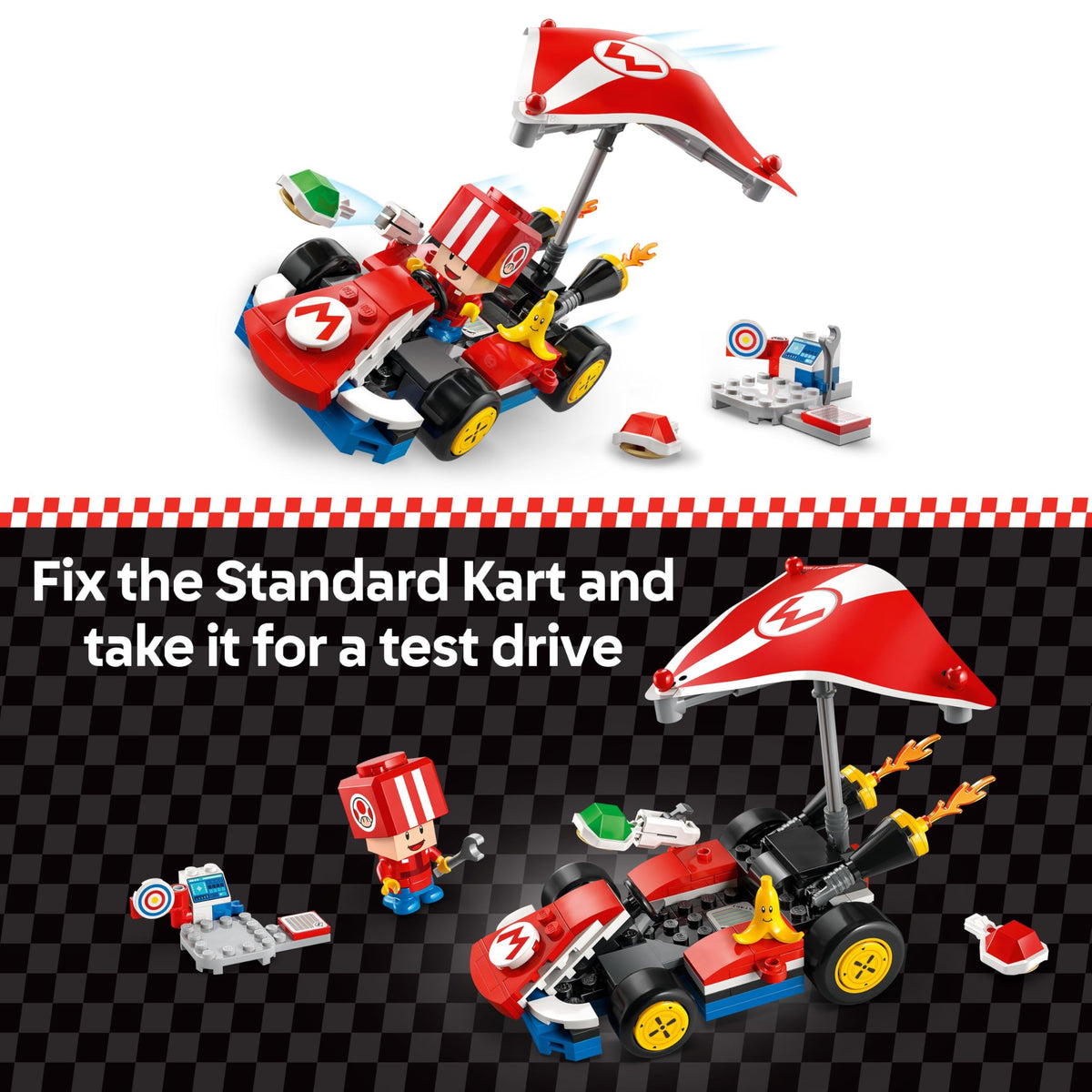 LEGO Super Mario: Mario Kart Standard Kit - Collectible Toy Building Set for Kids, Boys and Girls, Ages 7+ - Nintendo Mario Kart Toy for Fans - Gift Idea for Birthdays - 72032 🍁 All In One Marketplace Canada - PTC Collectibles