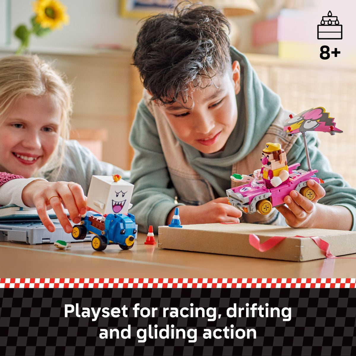 LEGO Super Mario: Mario Kart – Wario & King Boo Building Toy for Kids - Buildable Car Toys W/Drifting Action for Boys & Girls, Ages 8+ - Pretend Play Gift Idea for Birthdays & Any Gaming Fans - 72038 🍁 All In One Marketplace Canada - PTC Collectibles