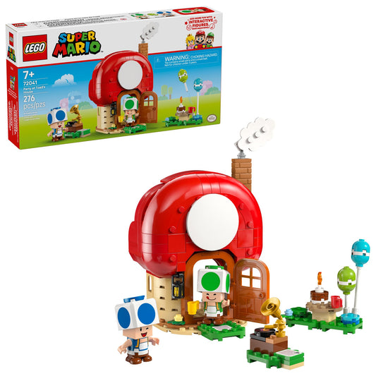 LEGO Super Mario Party at Toad’s House Building Toy - Pretend Play Set for Boys & Girls, Ages 7+ - Kids Building Blocks with Digital Action & 2 Toad Toy Figures - Gift Idea for Birthdays - 72041 🍁 All In One Marketplace Canada - PTC Collectibles