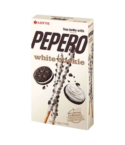 Lotte - Pepero White Cookie Stick Biscuit with White Chocolate 32g - PTC Collectibles