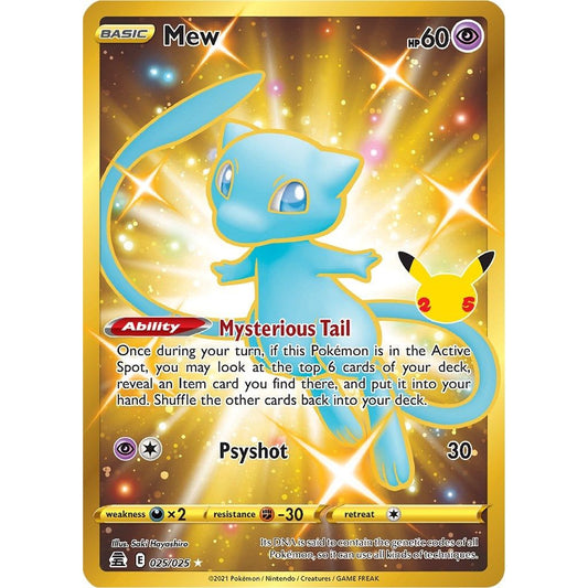 Mew (Secret) (025/025) (CLB) - PTC Collectibles