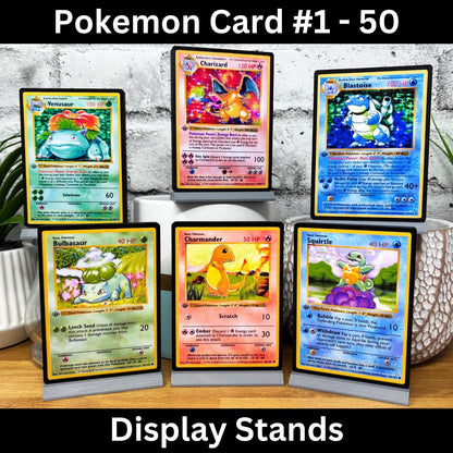 Pokemon Card Display Stands 1-50 (XXL)