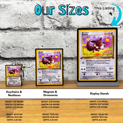 Pokemon Card Display Stands 101-151 (XXL)