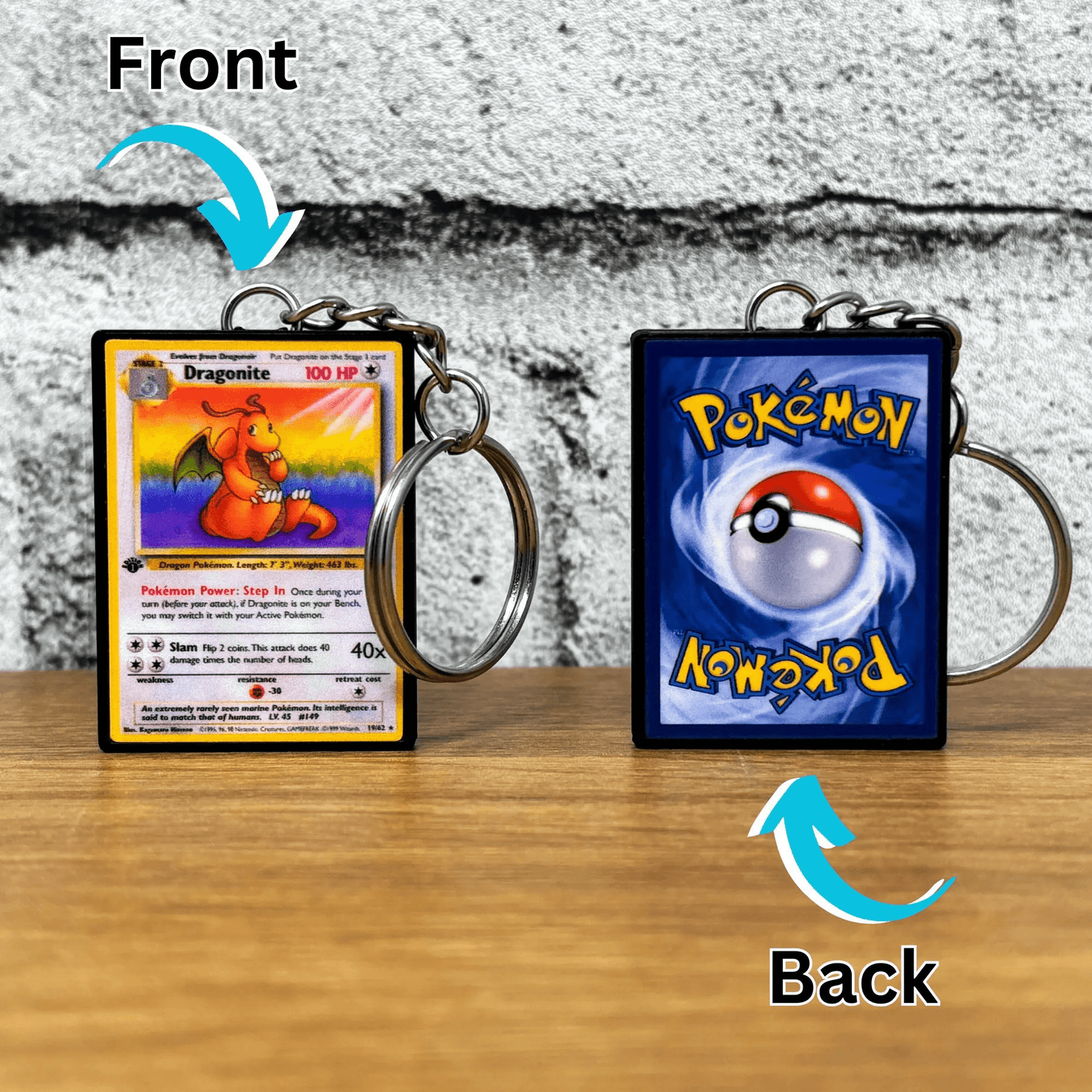 Pokemon Card Keychains (101-151)