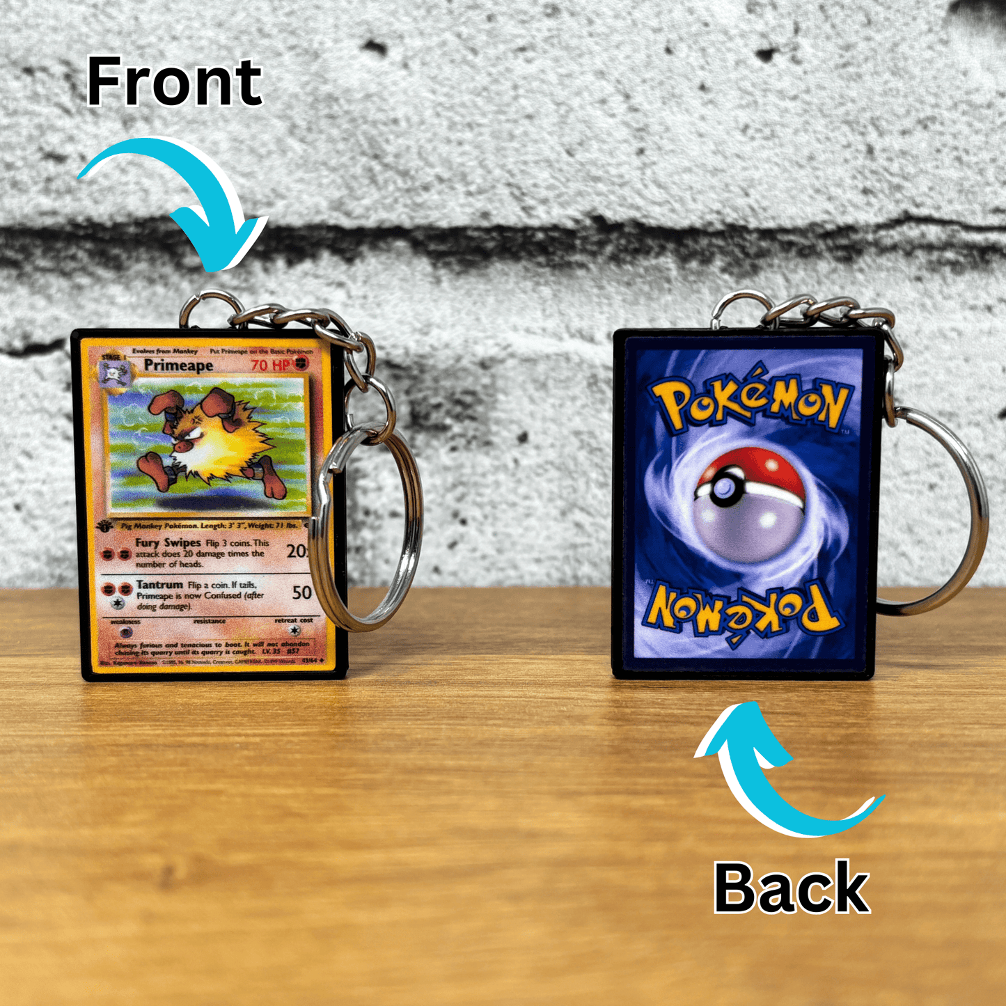 Pokemon Card Keychains (51-100)